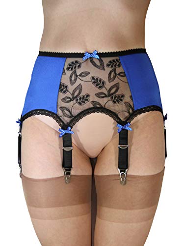 Fashion4Passion Samantha Suspender Belt Strapsgürtel Super sexy, 6 Straps mit Metallclips (S) von Fashion4Passion