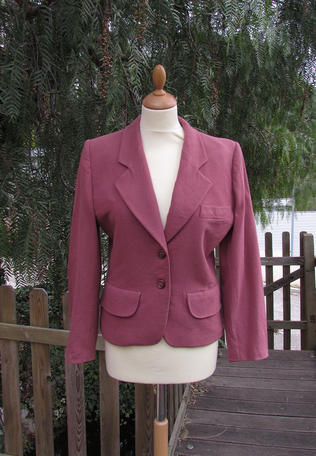 Vintage Kurze Rosa Wolljacke - Stil Der 60Er/70Er/80Er Jahre Vintage Kurze Rosa Wolljacke - Stil Der 60Er/70Er/80Er Jahre von FashionAdventures