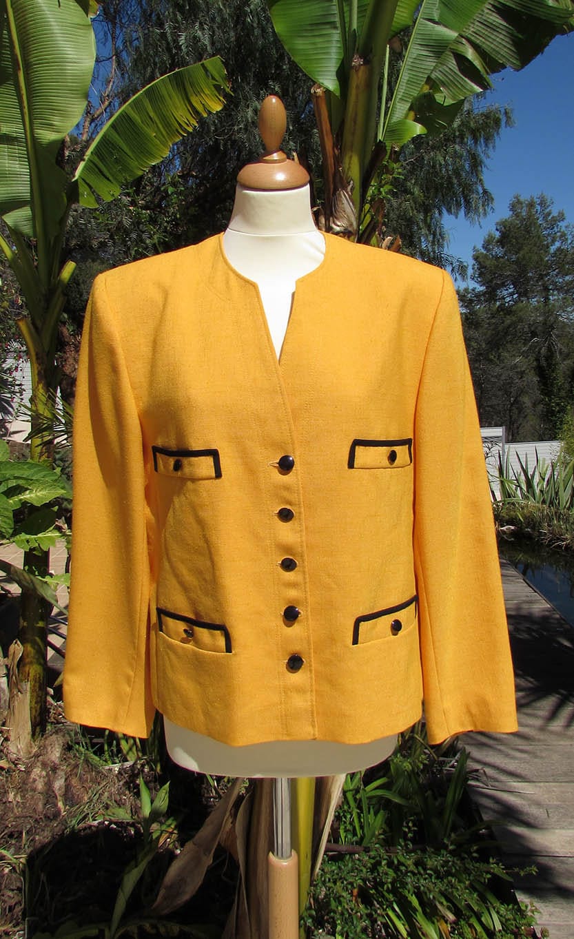 Vintage Weill Gelbe Jacke 40Fr Vintage Weill Gelbe Jacke 40Fr von FashionAdventures