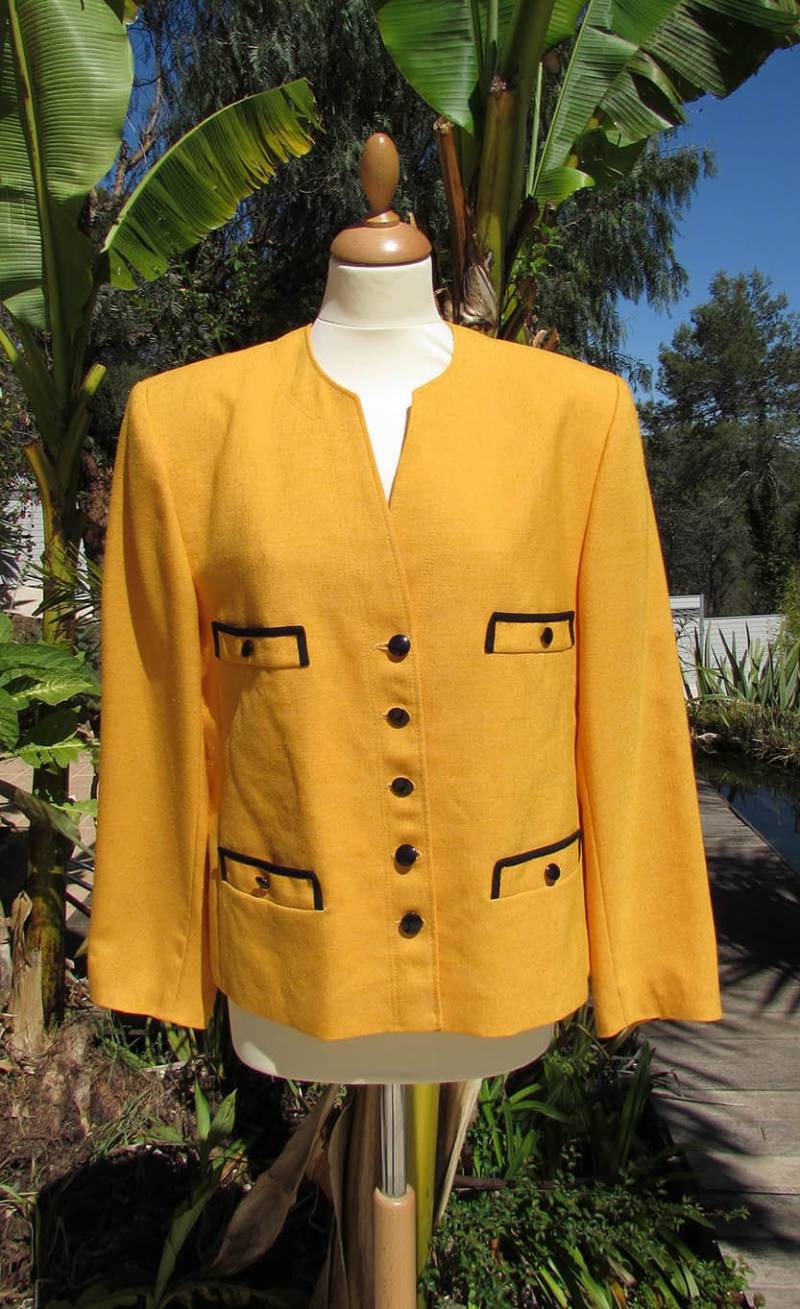 Vintage Weill Gelbe Jacke 40Fr Vintage Weill Gelbe Jacke 40Fr von FashionAdventures