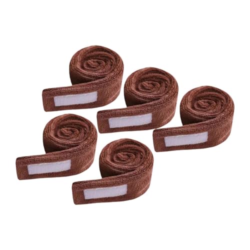 FashionCha 5 Teile Haar Styling Band für Dauerwelle Und Make Up, Braun von FashionCha