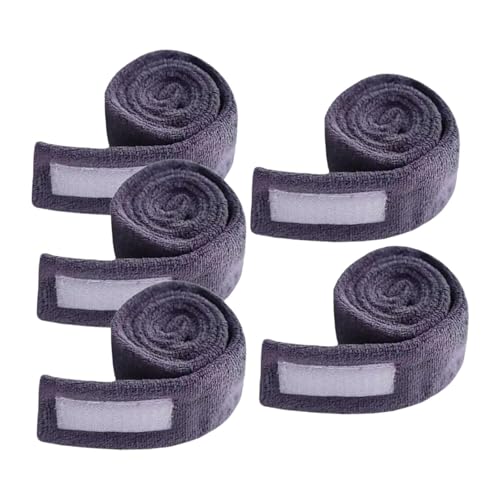 FashionCha 5 Teile Haar Styling Band für Dauerwelle Und Make Up, Grau von FashionCha