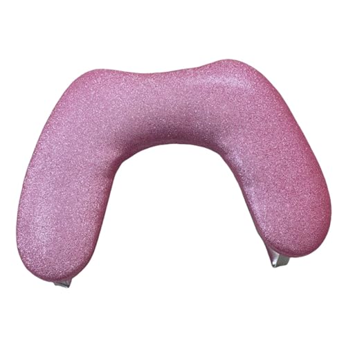 FashionCha Nagel Hand Rest Maniküre Armlehne für Nägel Tech Tragbare Maniküre Kissen PU, Hell-pink von FashionCha
