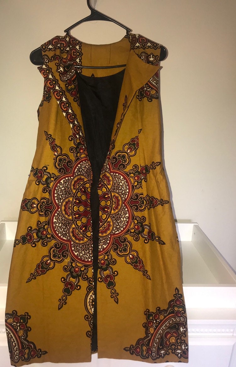 Handgefertigte Damen Gefüttert Weste | M-Mode-Art-Deco. Mit Usps Priority Mail Versendet von FashionDivaCentral