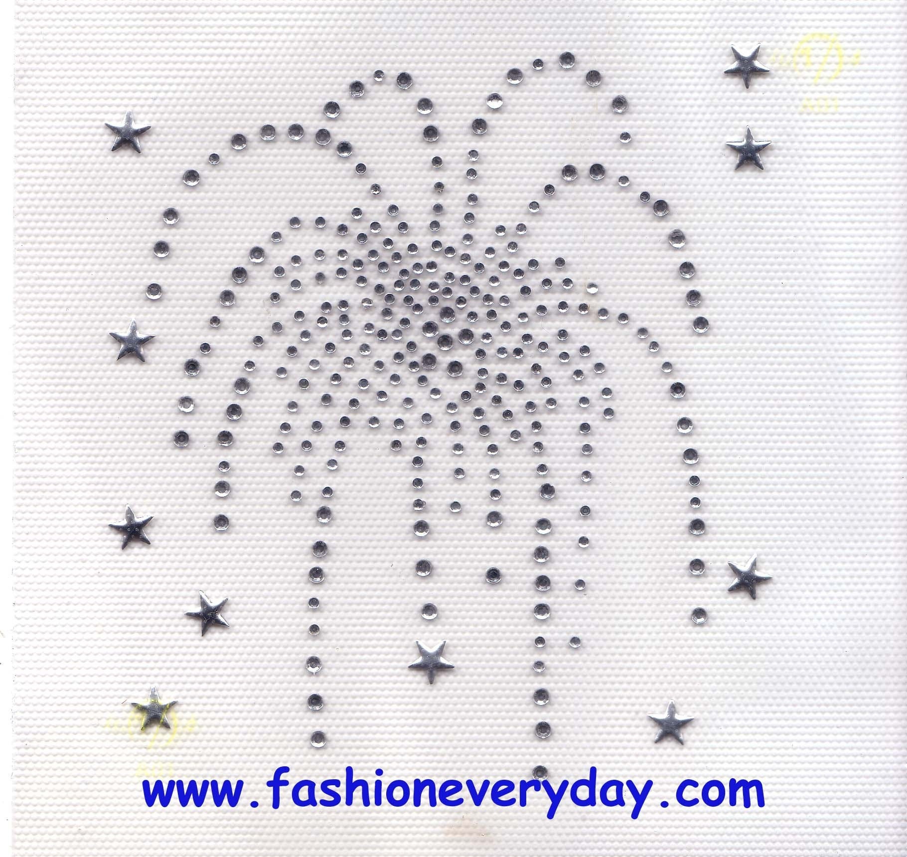 strass Bügelbild Hot Fix Feuerwerk Klar strass Bügelbild Hot Fix Feuerwerk Klar von FashionEveryDay