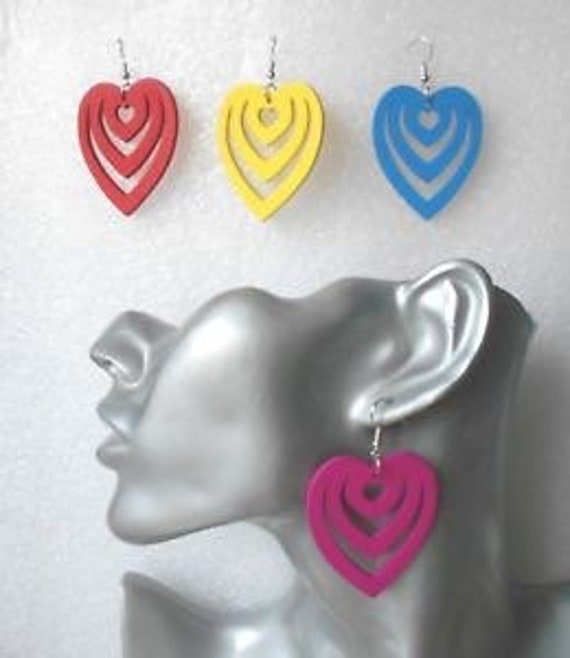 Fab Herzohrringe - Durchbohrt Oder Clip-On von FashionJools