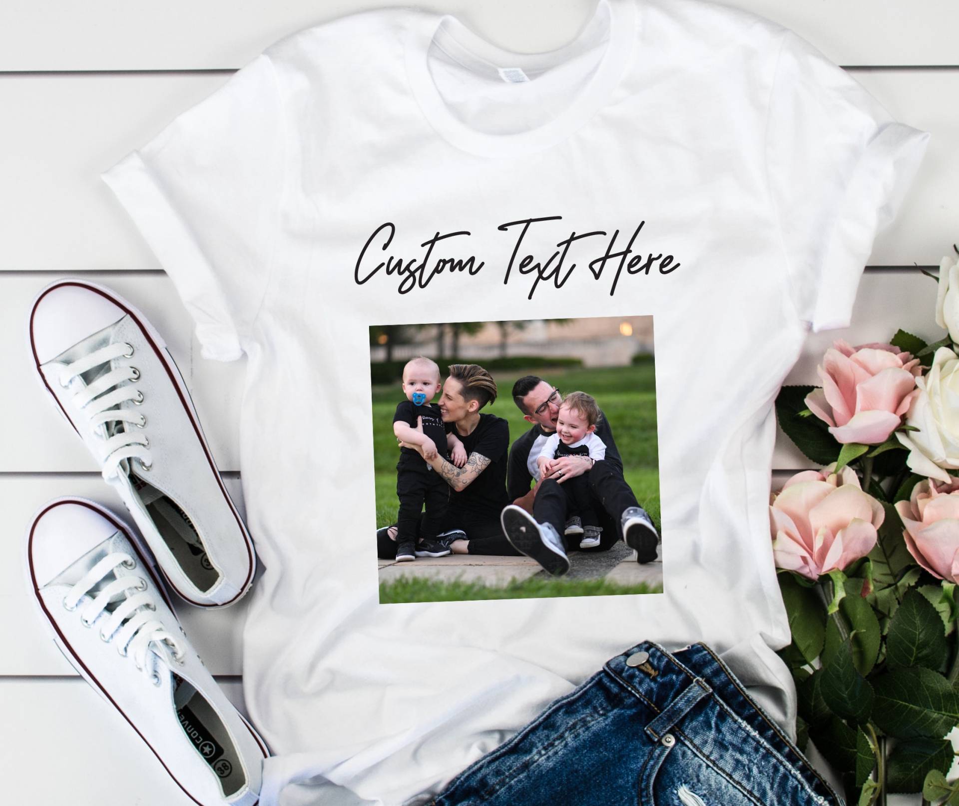 Drucken Sie Ihr Bild Auf Shirt, T-Shirt, Kinder Hund Gedruckt Unisex Druck Bild, Lieblingsbild von FashionStreetApparel