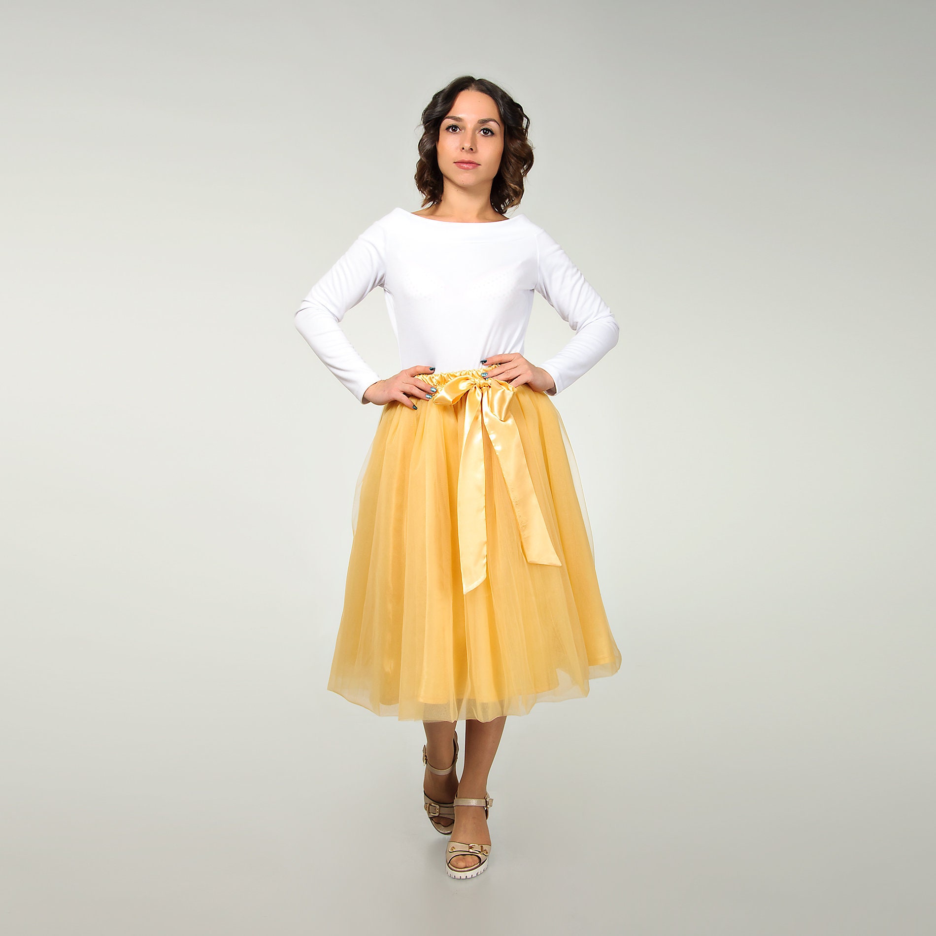 Gold Tüllrock, Brautjungfer Rock, Tutu Rock Für Frauen, Junggesellinnenabschied Gold Tüllrock, Brautjungfer Rock, Tutu Rock Für Frauen, Junggesellinnenabschied von FashionStylishDress