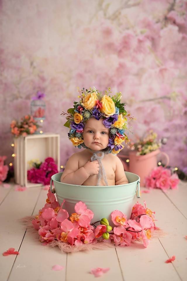 Baby Mütze Gestrickt Neugeborenen Fotorequisite von FashionTouch