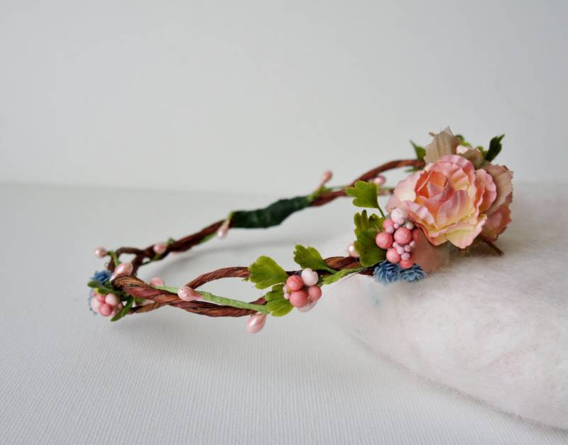 Neugeborene Krone, Flower Crown Stirnband Halo, Baby Mädchen Tiara, Floral Headwreath Foto Stütze, Kopf-Kranz Neugeborene Krone, Flower Crown Stirnband Halo, Baby Mädchen Tiara, Floral Headwreath Foto Stütze, Kopf-Kranz von FashionTouch