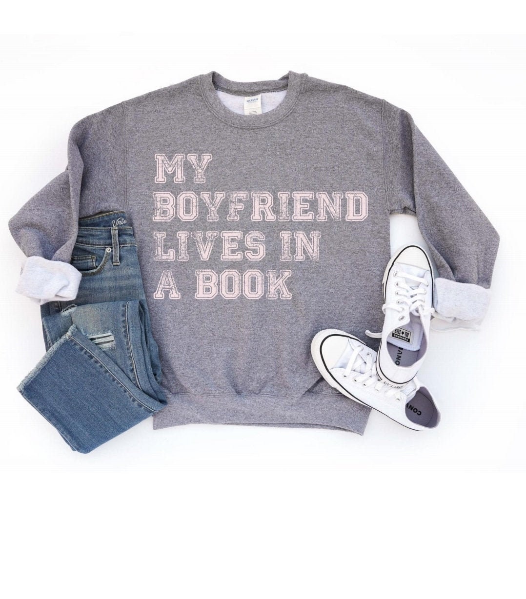 Mein Freund Lebt in Einem Buch Sweatshirt Mein Freund Lebt in Einem Buch Sweatshirt von FashionableClassics