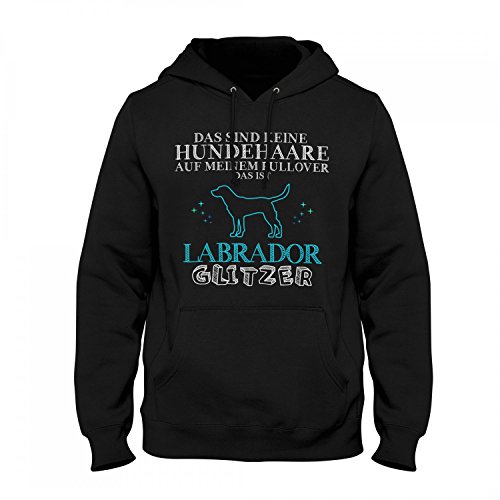 Fashionalarm Herren Kapuzen Pullover - Das sind Keine Hundehaare - Labrador Glitzer | Fun Hoodie mit Spruch lustige Geschenk Idee Hunde Besitzer, Farbe:schwarz;Größe:XL Fashionalarm Herren Kapuzen Pullover - Das sind Keine Hundehaare - Labrador Glitzer | Fun Hoodie mit Spruch lustige Geschenk Idee Hunde Besitzer, Farbe:schwarz;Größe:XL von Fashionalarm