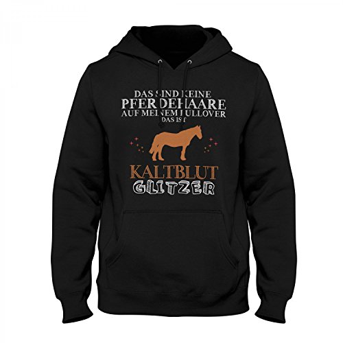 Fashionalarm Herren Kapuzen Pullover - Das sind Keine Pferdehaare - Kaltblut Glitzer | Fun Hoodie Spruch Geschenk Idee Pferd Reiten Reitsport, Farbe:schwarz;Größe:M Fashionalarm Herren Kapuzen Pullover - Das sind Keine Pferdehaare - Kaltblut Glitzer | Fun Hoodie Spruch Geschenk Idee Pferd Reiten Reitsport, Farbe:schwarz;Größe:M von Fashionalarm