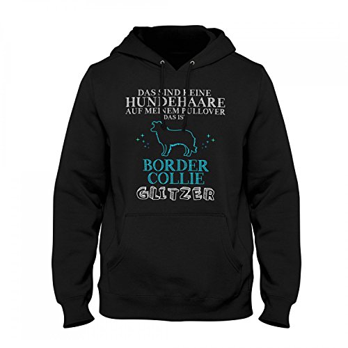 Fashionalarm Herren Kapuzen Pullover - Das sind Keine Hundehaare - Border Collie Glitzer | Fun Hoodie Spruch Geschenk Idee Rasse Hunde Besitzer, Farbe:schwarz;Größe:5XL Fashionalarm Herren Kapuzen Pullover - Das sind Keine Hundehaare - Border Collie Glitzer | Fun Hoodie Spruch Geschenk Idee Rasse Hunde Besitzer, Farbe:schwarz;Größe:5XL von Fashionalarm