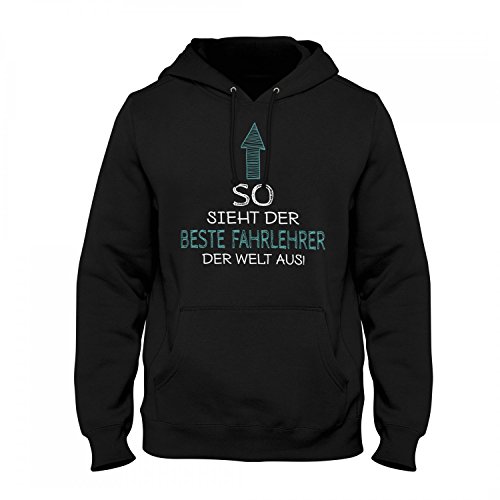 Fashionalarm Herren Kapuzenpullover - So Sieht der Beste Fahrlehrer der Welt aus | Fun Hoodie mit Spruch als Geschenk Idee für Beruf Fahrschullehrer, Farbe:schwarz;Größe:4XL Fashionalarm Herren Kapuzenpullover - So Sieht der Beste Fahrlehrer der Welt aus | Fun Hoodie mit Spruch als Geschenk Idee für Beruf Fahrschullehrer, Farbe:schwarz;Größe:4XL von Fashionalarm