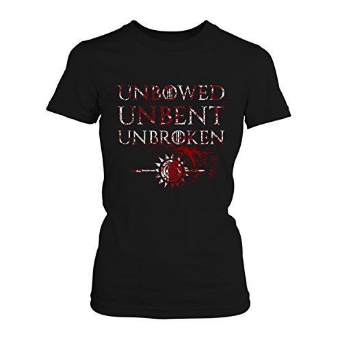 Fashionalarm Herren T-Shirt - House Martell Unbowed Unbent Unbroken | Fan Shirt als Geschenk Idee zur GoT Serie | Ungebeugt Ungezähmt Ungebrochen, Farbe:schwarz;Größe:XXL Fashionalarm Herren T-Shirt - House Martell Unbowed Unbent Unbroken | Fan Shirt als Geschenk Idee zur GoT Serie | Ungebeugt Ungezähmt Ungebrochen, Farbe:schwarz;Größe:XXL von Fashionalarm