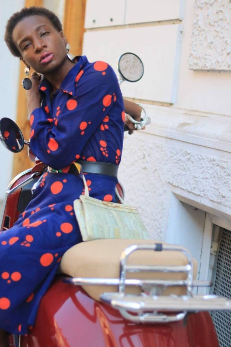 80Er Vintage Rock Mit Tupfenmuster Schiere Bluse & Im Set von FashionforFables