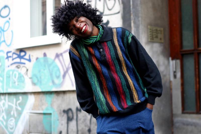 90S Robert Red Vintage Sweater Gestreifter Pullover Im Coogi-stil von FashionforFables