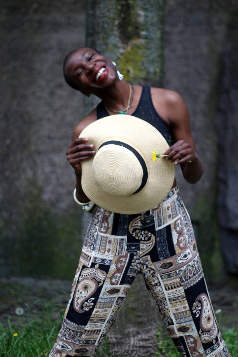 Vintage Haremshose Mit Abstraktem Muster 80Er Jahre Hippie Style von FashionforFables