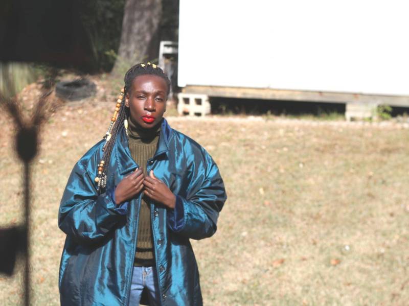 Vintage Wendejacke in Übergröße Shacket Blauer Samt Irisierender Mantel von FashionforFables