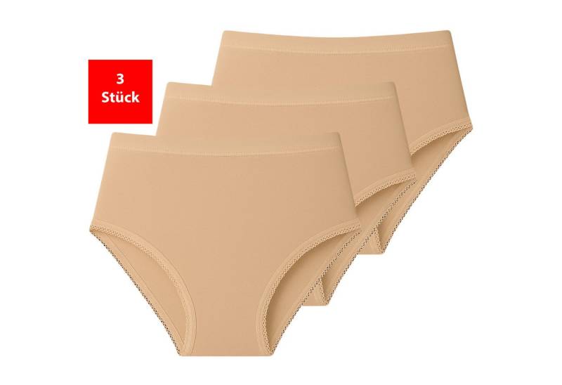 Fashionschmiede Taillenslip Damen Slip im 3 - 6er Pack Baumwolle Unterhose Schlüpfer Maxislip (Packung, 3-St., 3er Pack) 95 % Baumwolle · Elastisch · Bequem · Atmungsaktiv von Fashionschmiede