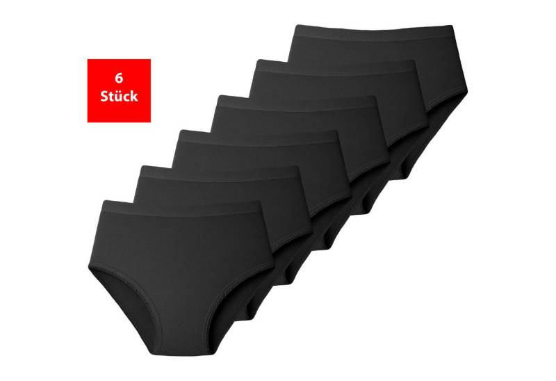 Fashionschmiede Taillenslip Damen Slip im 3 - 6er Pack Baumwolle Unterhose Schlüpfer Maxislip (Packung, 6-St., 6er-Pack) 95 % Baumwolle · Elastisch · Bequem · Atmungsaktiv von Fashionschmiede