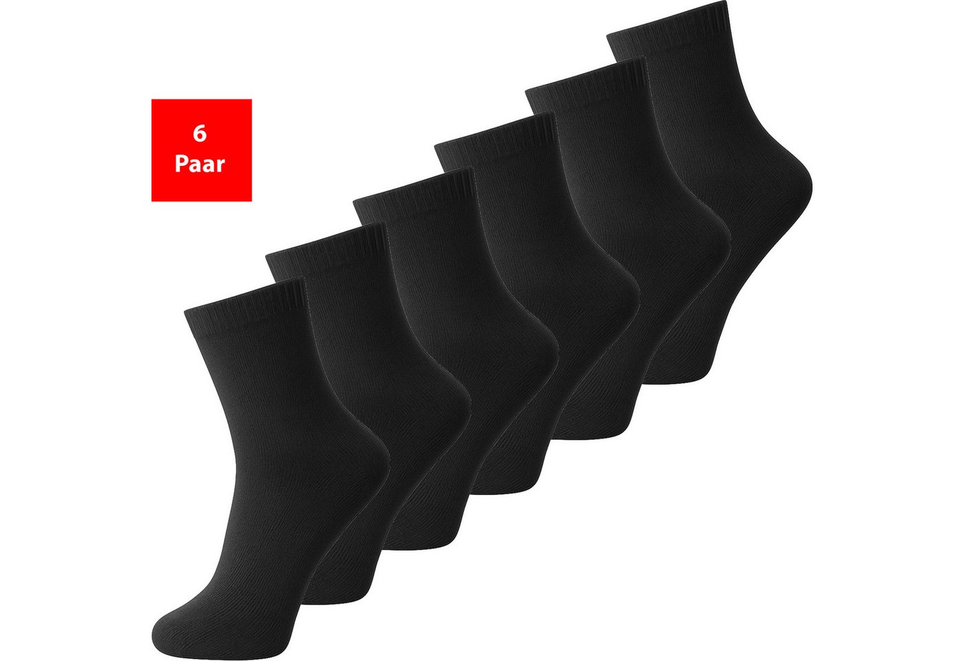 Fashionschmiede Thermosocken 6, 12 Paar Damen & Herren Thermo Socken mit Frottee (Spar-Set, 6-Paar) Wärmeisolierung durch Frottee – hält selbst bei Minusgraden warm von Fashionschmiede