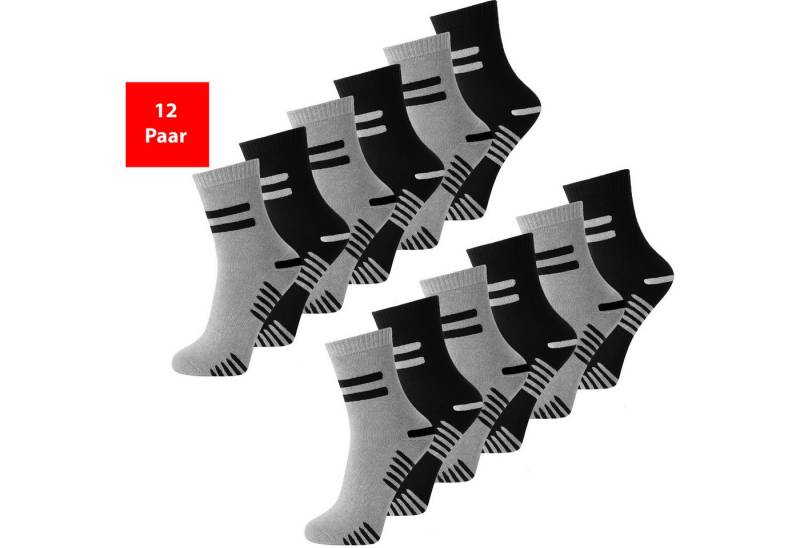 Fashionschmiede Thermosocken 6er & 12er Pack Herren und Damen warme Winter Socken Innenfrottee (Packung, 12-Paar, 12 Paar) extra flauschige dicht gestrickte Struktur sorgt für Wärme und Komfort von Fashionschmiede