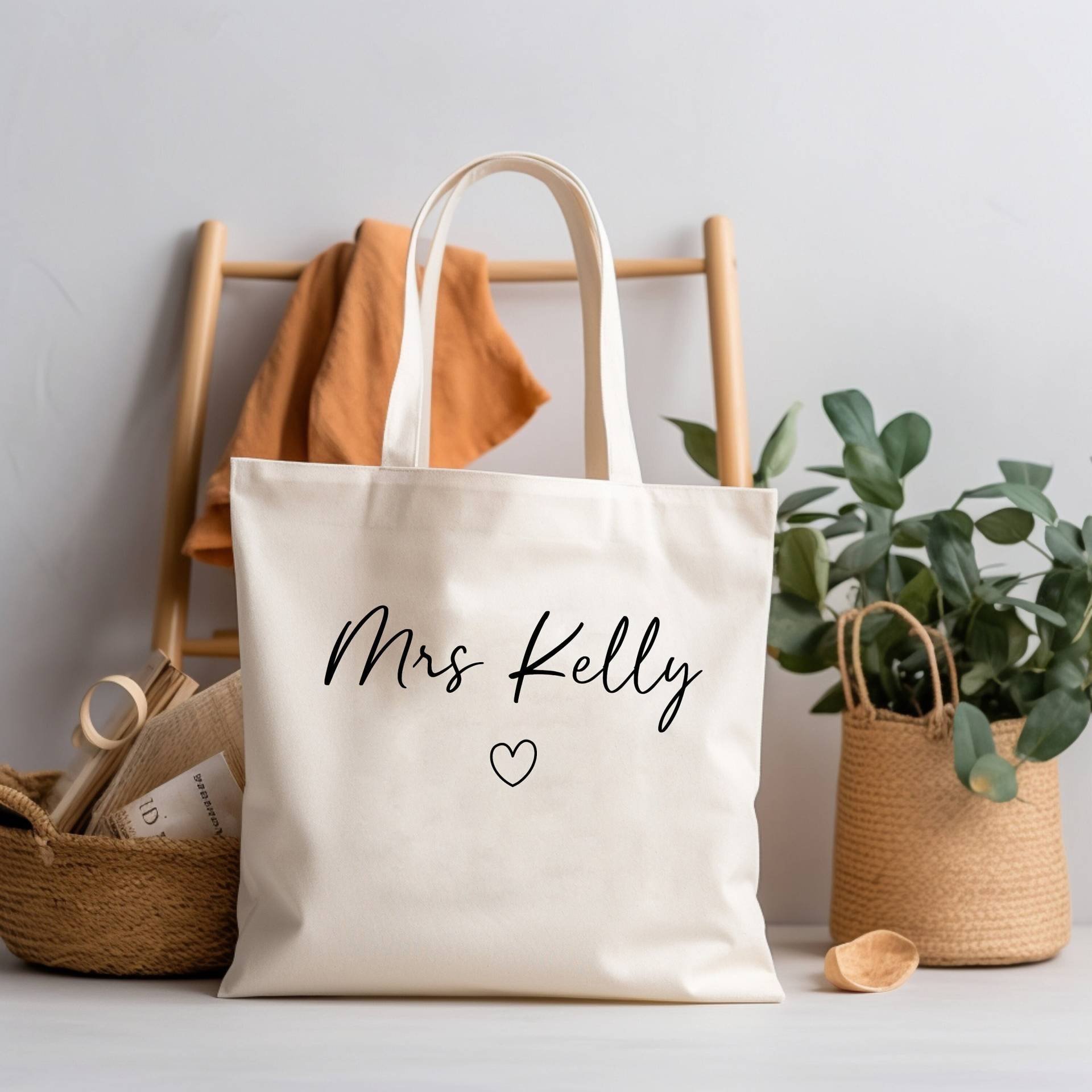 Personalisierte Lehrer Tragetasche, Graduierung Tragetasche Leinwand, Schule, Schulabschlussgeschenk, Geschenk Für Lehrer, Geschenke von FashionxTeeCo