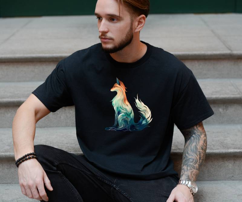 Fox Shirt, Nature Lover, Whitefox Clothing, Shirt, Animal Lover Gift, Gift For Her Fox Shirt, Nature Lover, Whitefox Clothing, Shirt, Animal Lover Gift, Gift For Her von Fashnip