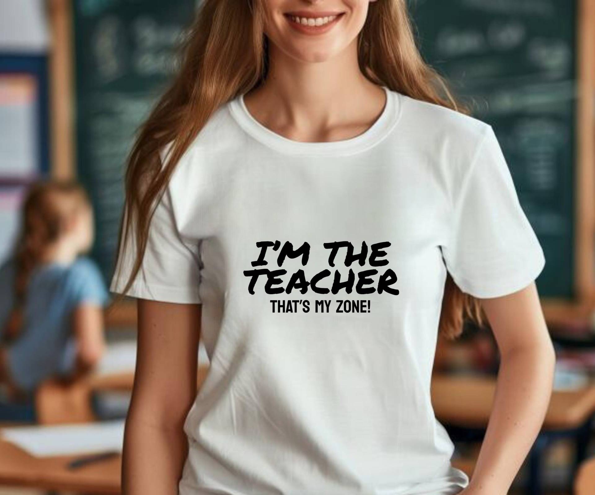 Teacher Zone Shirt - Funny Gift, Schulbekleidung, Fashion School Top, Perfect For Teachers & Back To Teacher Zone Shirt - Funny Gift, Schulbekleidung, Fashion School Top, Perfect For Teachers & Back To von Fashnip
