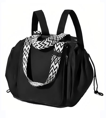 Fashowlife Multifunktionale Tragetasche, großes Fassungsvermögen, vielseitiger, leichter Nylon-Rucksack mit 15 Taschen für Auto, Reisen, Einkaufen, Alltag, Organizer, Schwarz Fashowlife Multifunktionale Tragetasche, großes Fassungsvermögen, vielseitiger, leichter Nylon-Rucksack mit 15 Taschen für Auto, Reisen, Einkaufen, Alltag, Organizer, Schwarz von Fashowlife