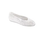 Fashy 7152 Ballerina-Slipper, Badeschuhe, 35/36, weiß (10) von Fashy