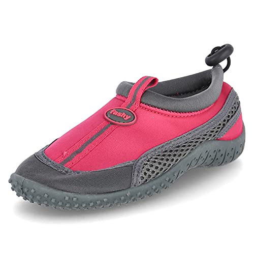 Fashy 7495 Aquaschuhe Badeschuhe pink/grau (23) von Fashy