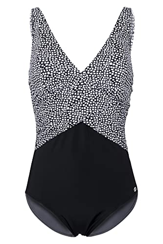 fashy Damen Badeanzug, Schwarz, 42 / C EU von Fashy