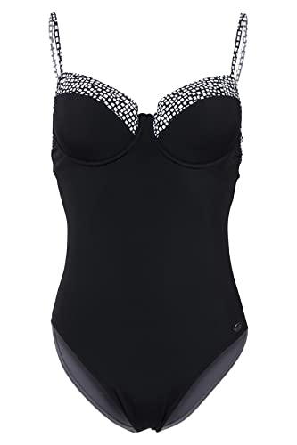 Fashy Damen Badeanzug, schwarz, 38 von Fashy