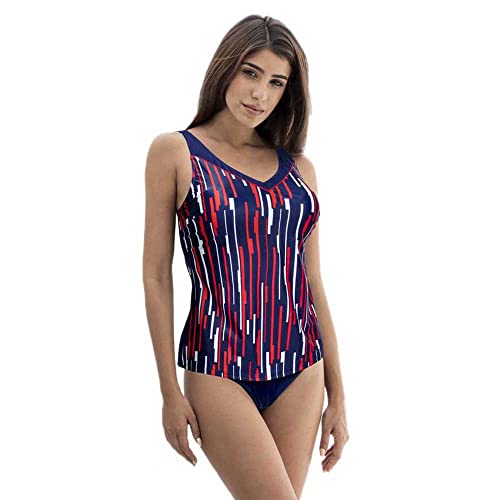 Fashy Damen Women's Tankini Badeanzug, Maritim, 40 / D EU von Fashy