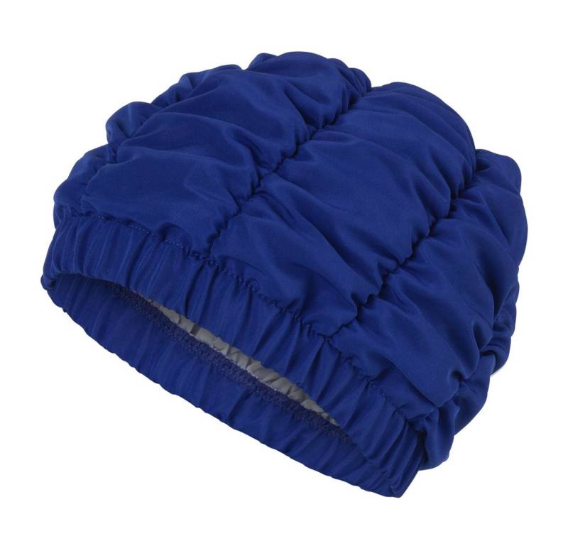 Fashy Duschhaube Duschhaube Wiederverwendbar Blau mit Folieninnenhaube Fashy 3620-50 von Fashy