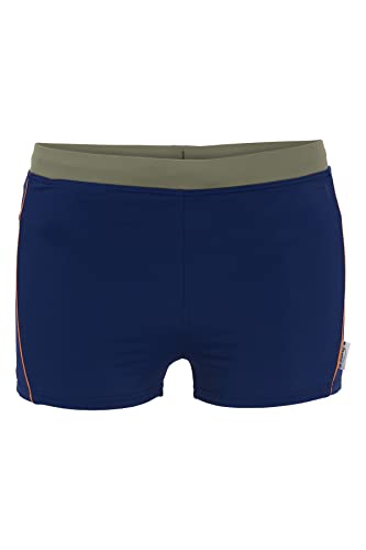 Fashy Herren Badeshorts mit Innentasche, Marine/Khaki von Fashy