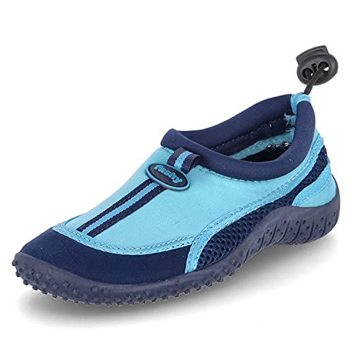 Fashy Jungen Guamo Kinder Aqua-Schuh Sport-& Outdoor Sandalen, Blau (Marine-Hellblau 51) von Fashy