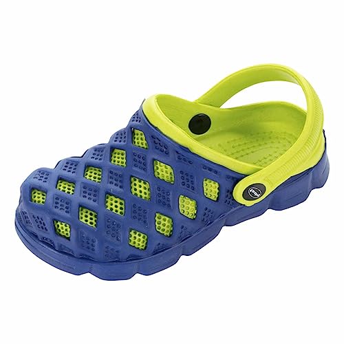 fashy Jungen Unisex Sephia Kleimkinder und Kinder Ultraleicht-Clog Aquaschuhe, Blau-Grün, 28 EU von Fashy