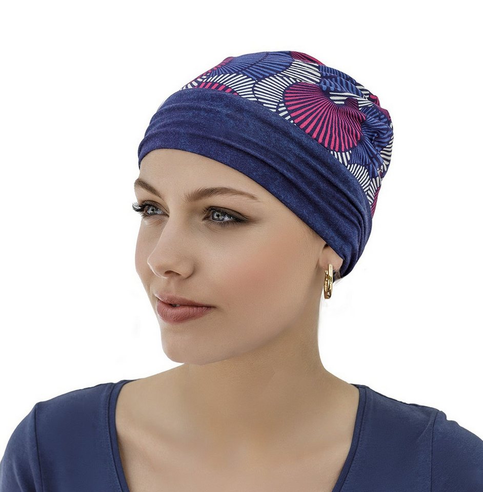 Fashy Strickmütze Fashy Kopfbedeckung Chemo Mütze Temperaturausgleichend Wendbar Pink von Fashy