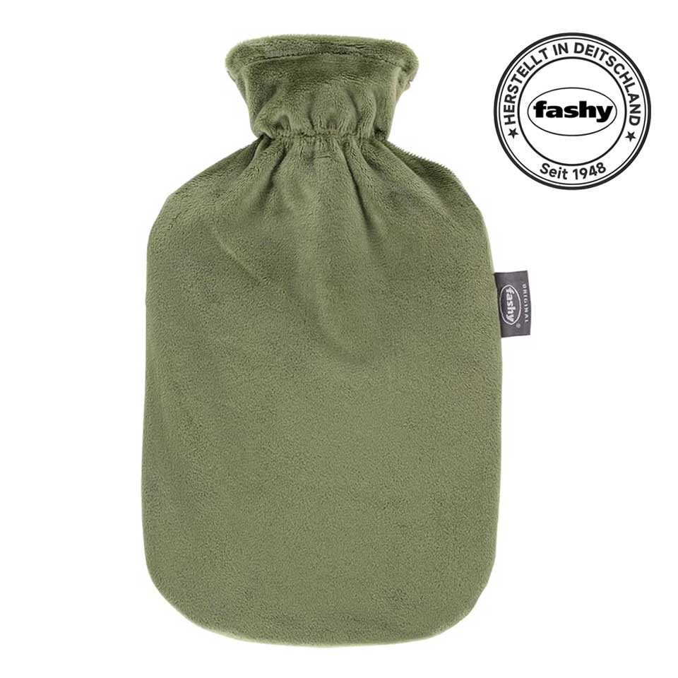 Fashy Wärmflasche Fashy Wärmflasche 2,0 L, glatt, mit Lava-Print, schwarz von Fashy