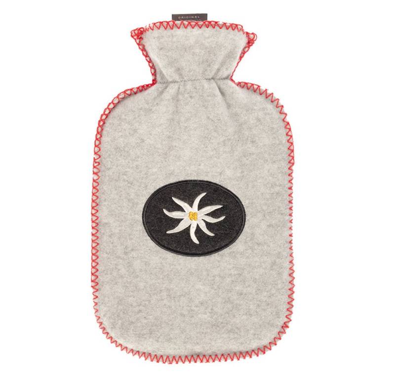 Fashy Wärmflasche Fashy Wärmflasche mit Fleecebezug mit Applikation von Fashy