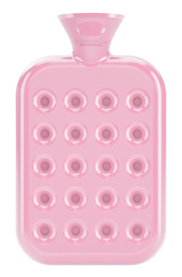 Fashy Wärmflasche Wärmflasche Wärmekissen Waben wölbt sich nicht 1,2 L Rosa Fashy von Fashy