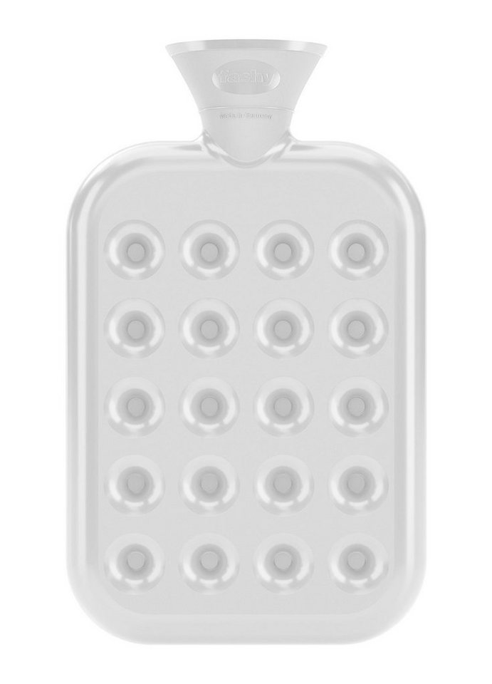 Fashy Wärmflasche Wärmflasche Wärmekissen Waben wölbt sich nicht 1,2L Transparent Fashy von Fashy
