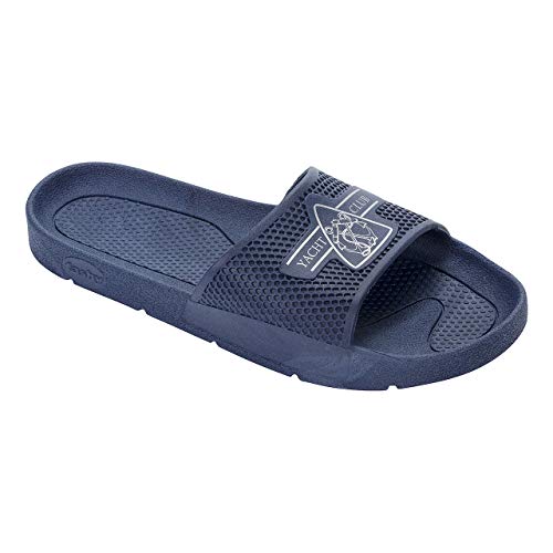 Fashy Yacht Club 7227 54, Unisex - Erwachsene Bade Sandalen, Blau (Marine 54), EU 41 von Fashy