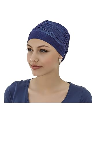 fashy Damen Wöhlfühlhaube Turban ohne, blau, One Size von Fashy