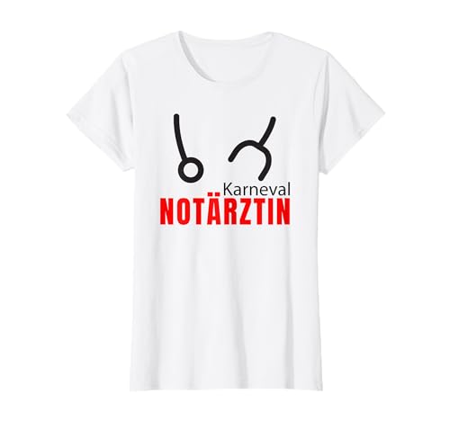 Damen Fasching Faschingskostüm Ärztin Karneval Notärztin T-Shirt Damen Fasching Faschingskostüm Ärztin Karneval Notärztin T-Shirt von Fasnacht Fasching Karneval Kostüm Verkleidung