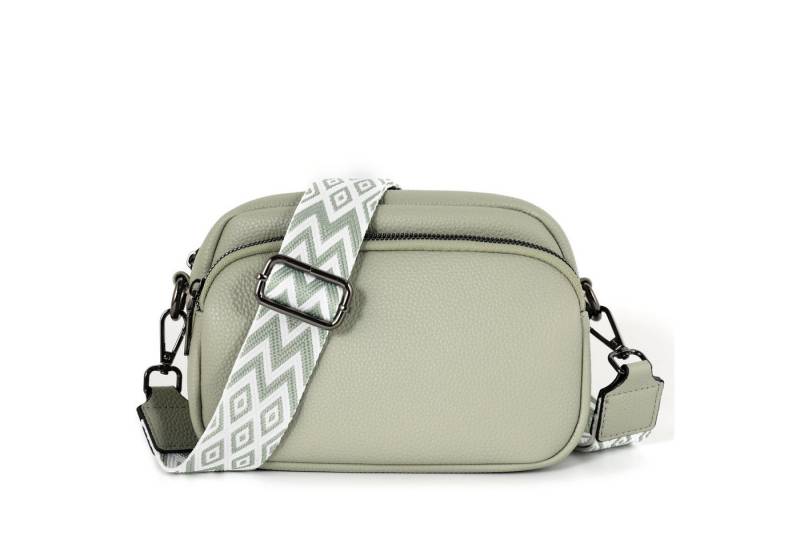 TAN.TOMI Umhängetasche Damen Handy Umhängetasche Kunstleder Crossbody Bag Damen (mit 3 fächern Handtasche mit Verstellbar Abnehmbar Schultergurt), Handytasche zum Umhängen, Moderne Handtasche Damen von TAN.TOMI